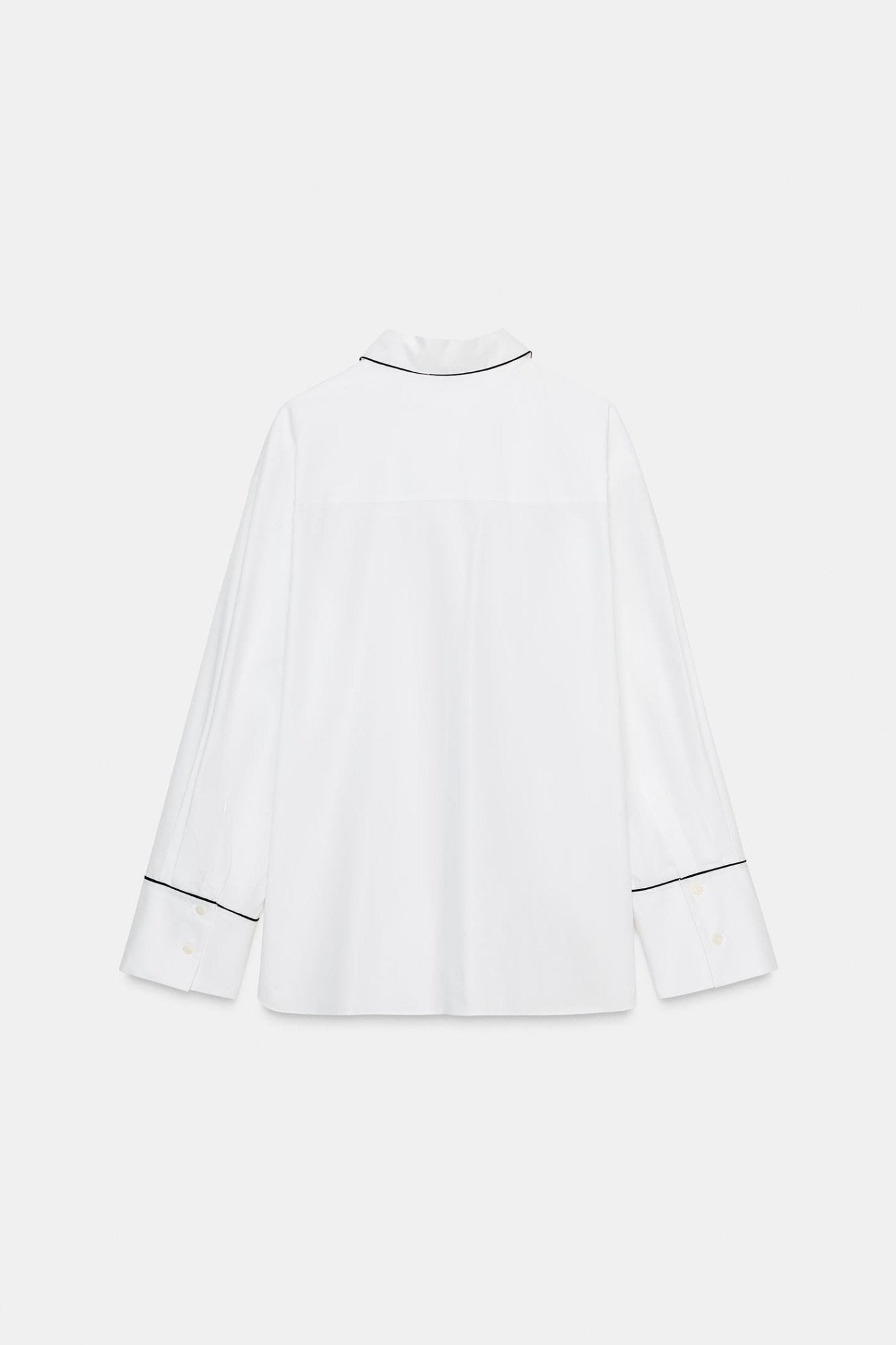 Contrast Poplin Shirt - ModeVera