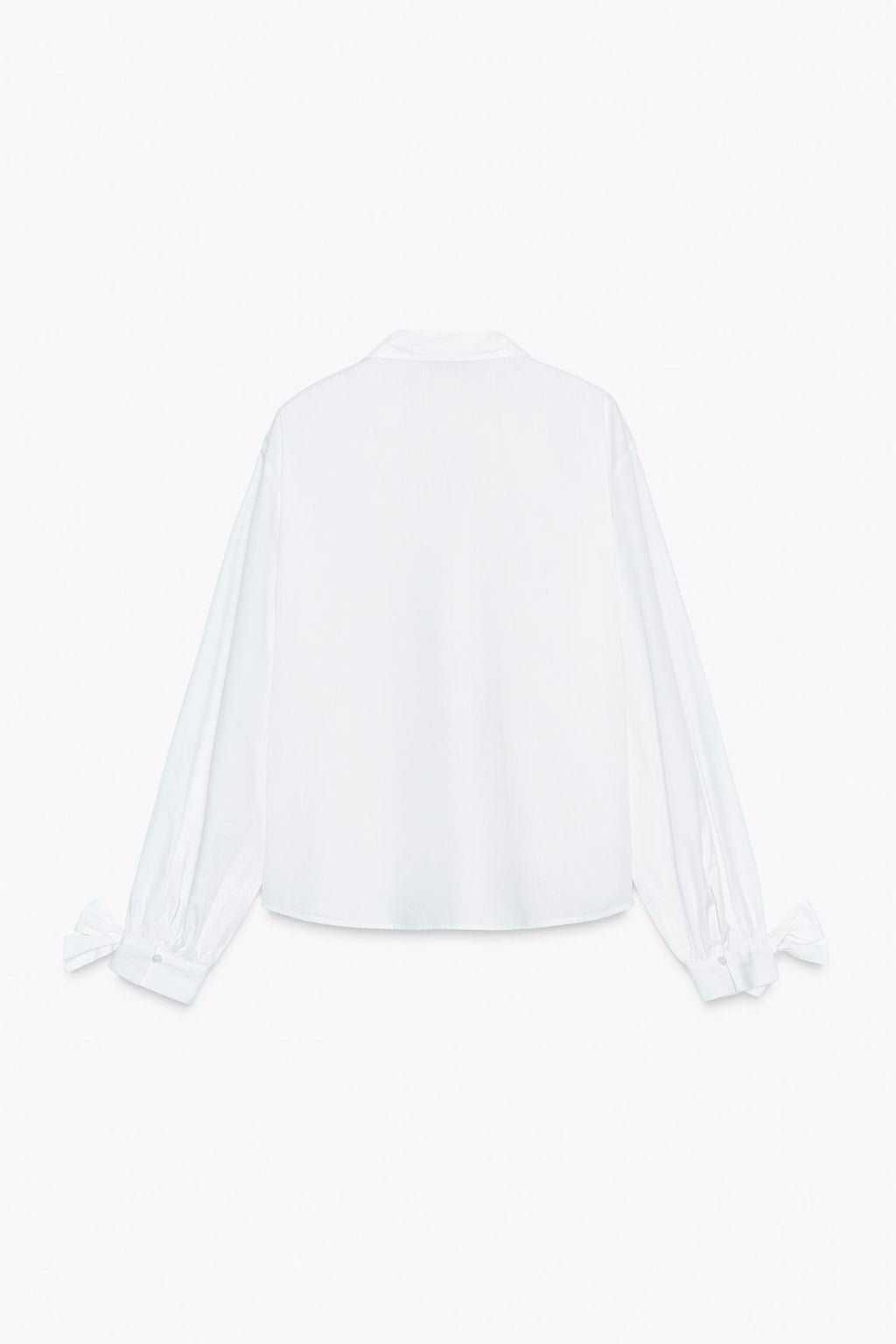 Poplin Shirt With Ties - ModeVera