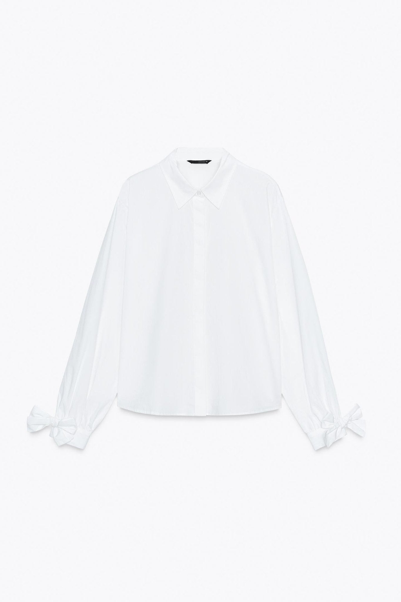 Poplin Shirt With Ties - ModeVera