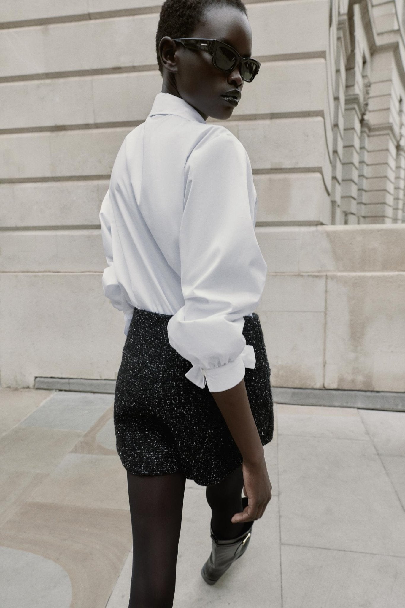 Poplin Shirt With Ties - ModeVera